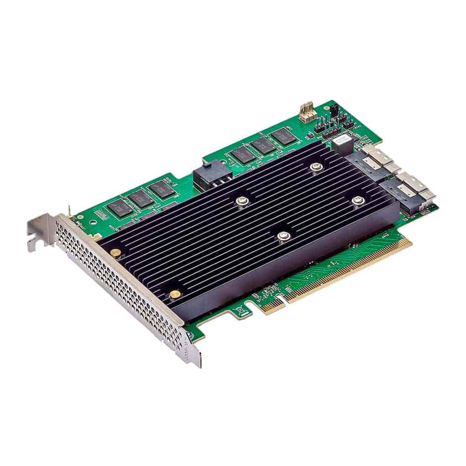 Broadcom MEGARAID 9670W-16i NVMe/SAS/SATA 16 Port PCI-E 4.0 RAID Controller